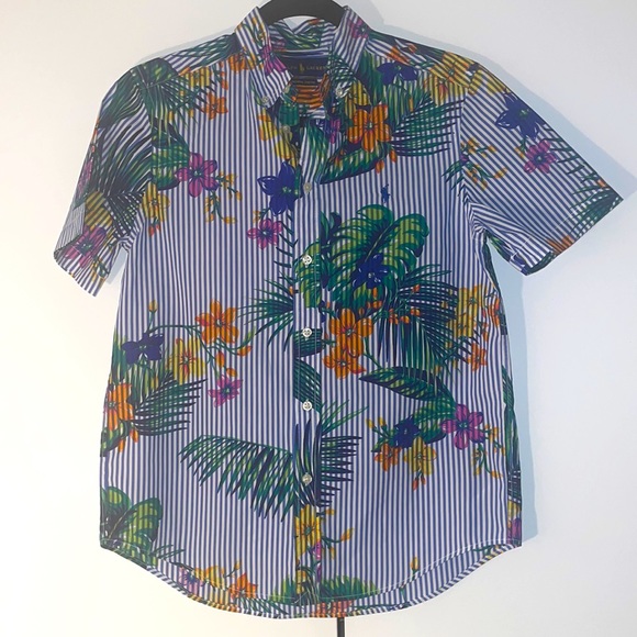 Ralph Lauren Other - Ralph Lauren (NWT) short sleeve button-down shirt for boys. Size L(14-16).